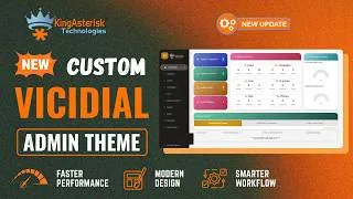 Introducing Our New Custom VICIdial Admin Theme | Modern Dashboard